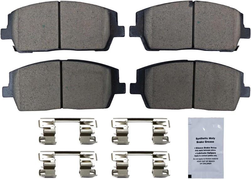 HUSCH D2215 Front Ceramic Brake Pads Kit Fit For Hyundai Palisade 2020-2023, For Kia Telluride 2020-2023 - Image 2